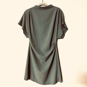 H&M Olive Green dress midi.